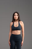 Soft Active Bras in Blueberry