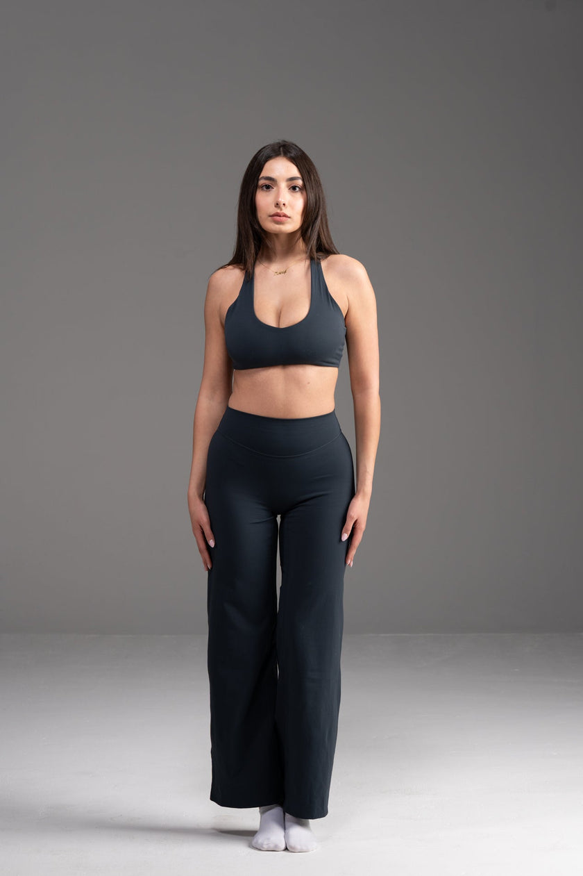 Soft Active Yoga Pants in Blueberry