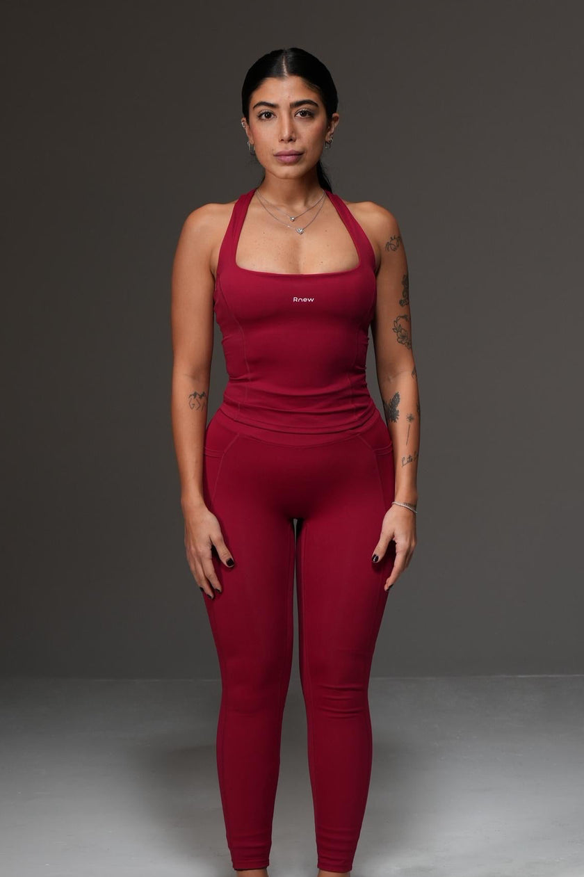 Valentine Edition Set- U Neck Top in Red